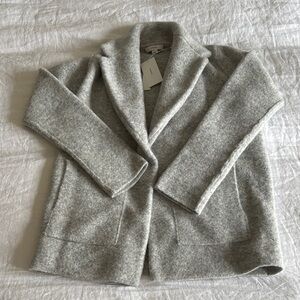 Vince Cozy Gray open Front Cardigan